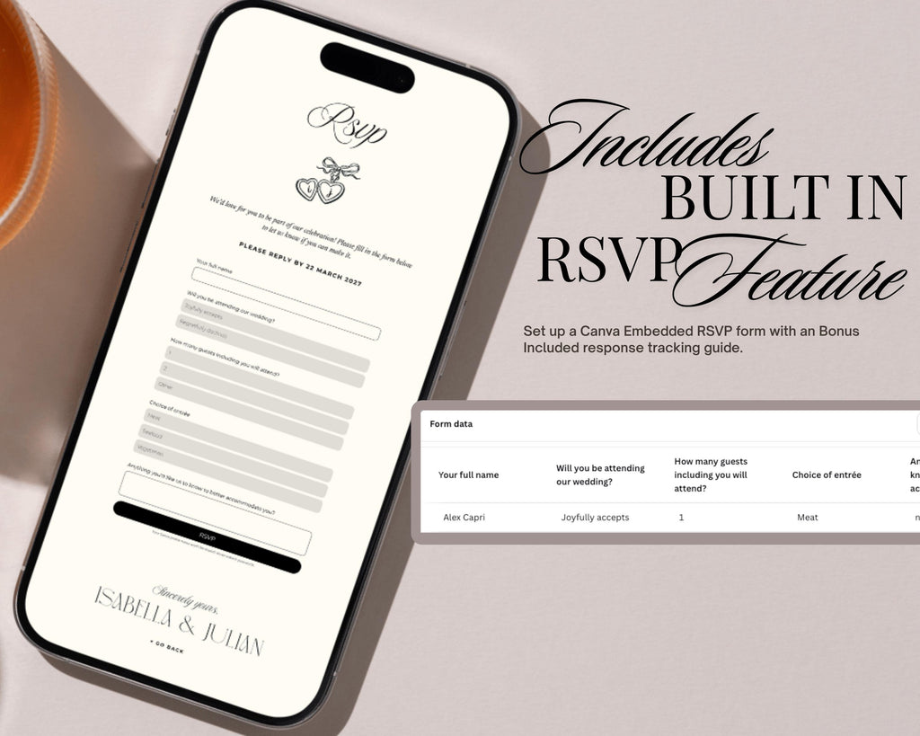 Photo Booth Wedding Website Template