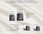 Vintage Wedding Newspaper Program Template