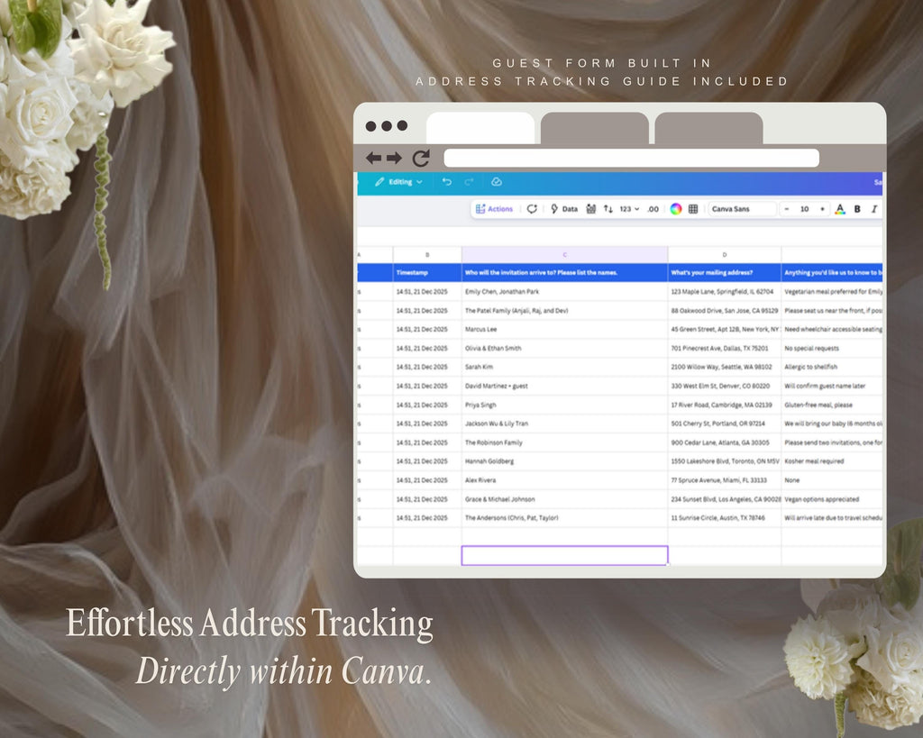 Stained Glass Save the Date Website Template
