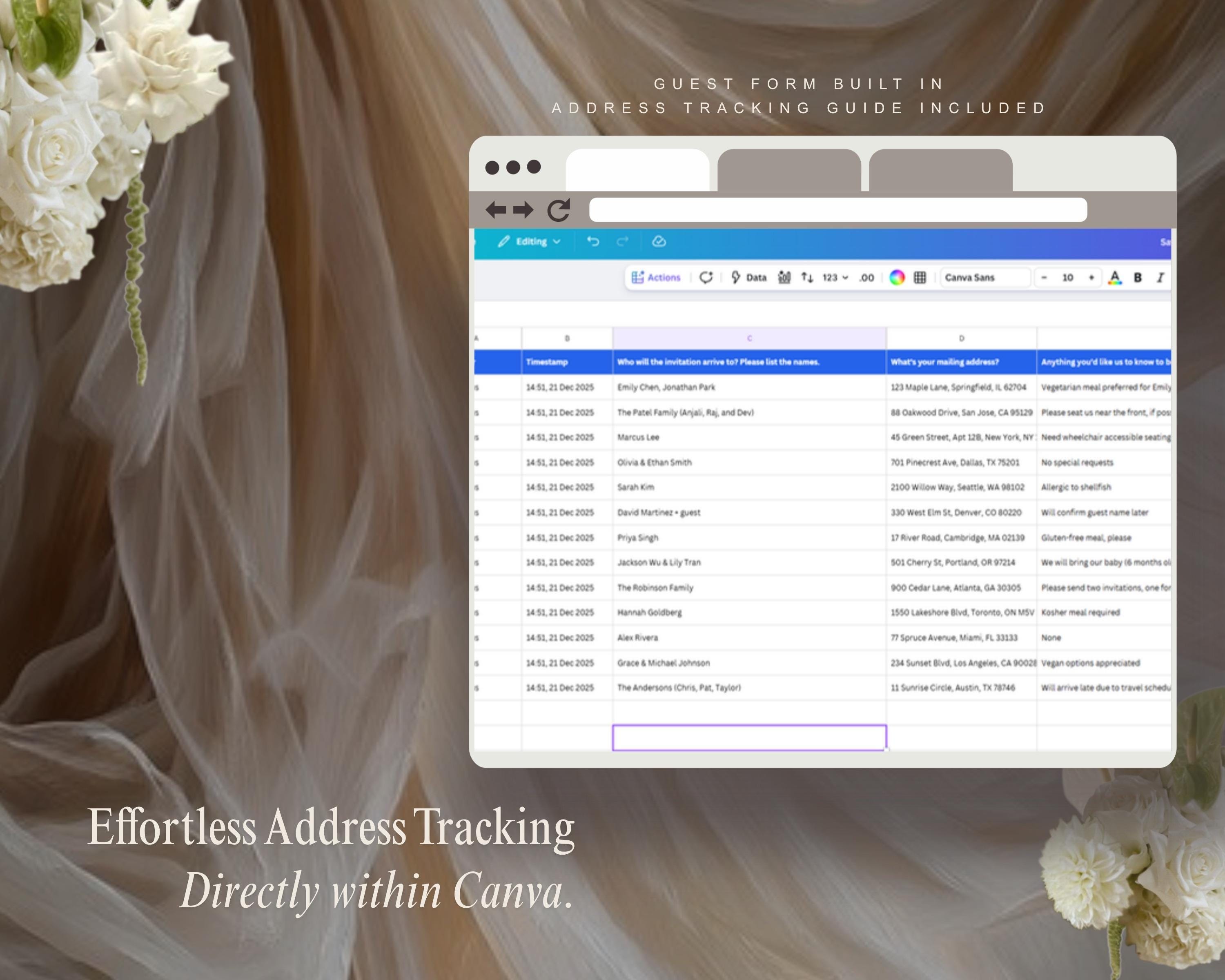 Stained Glass Save the Date Website Template