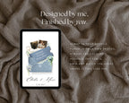 Dusty Blue Save-the-Date Website Template