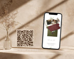 Burgundy & Olive Save the Date Website Template