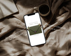 Burgundy & Olive Save the Date Website Template