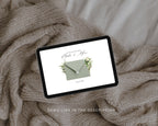 Dusty Sage & Ivory Save the Date Website Template