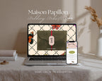 Maison Papillon Wedding Website Template
