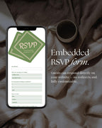 Maison Papillon Wedding Website Template