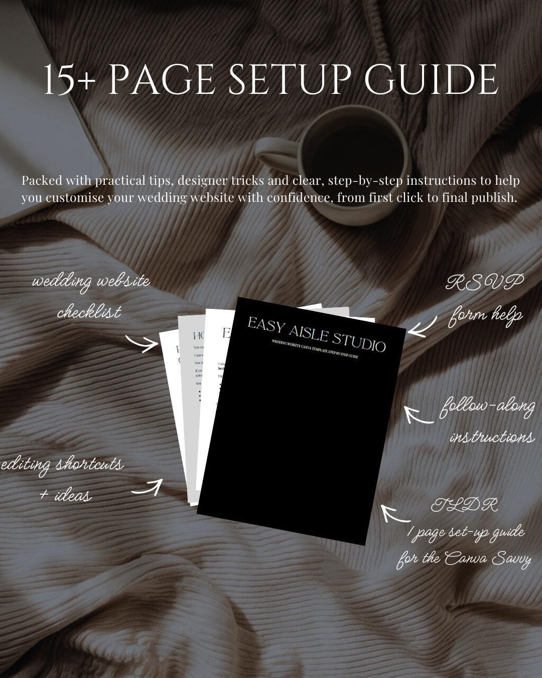 Maison Papillon Wedding Website Template