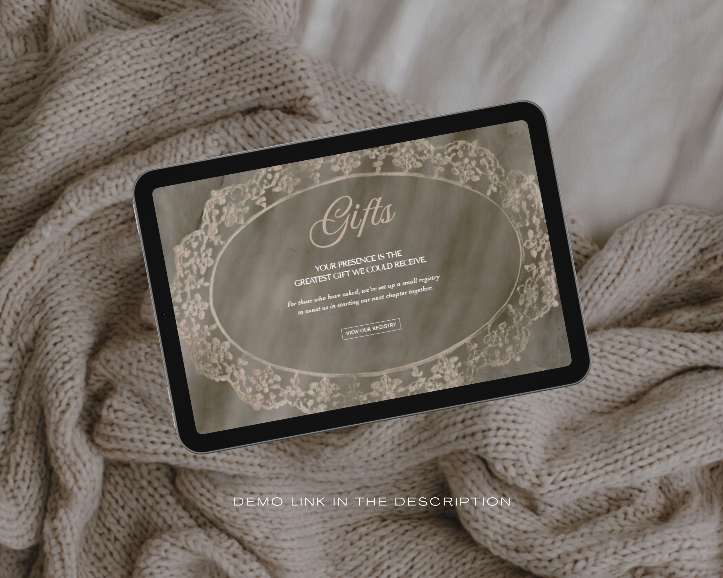 Emerald Coast Beach Wedding Website Template