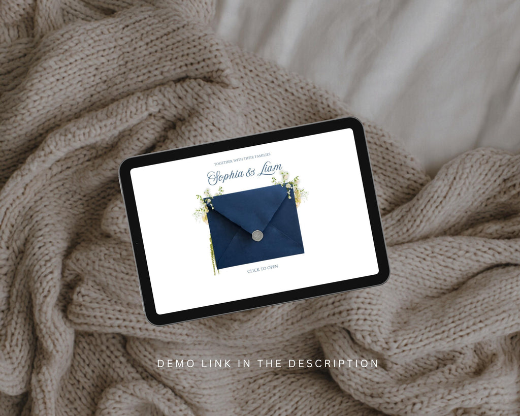Amalfi Coast Save the Date Website Template