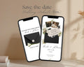 Fifth Avenue Black & White Save the Date Website Template