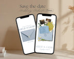 Playful Prestige Save the Date Website Template