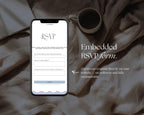 Playful Prestige Save the Date Website Template