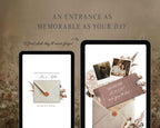 Boho Terracotta Save the Date Website Template