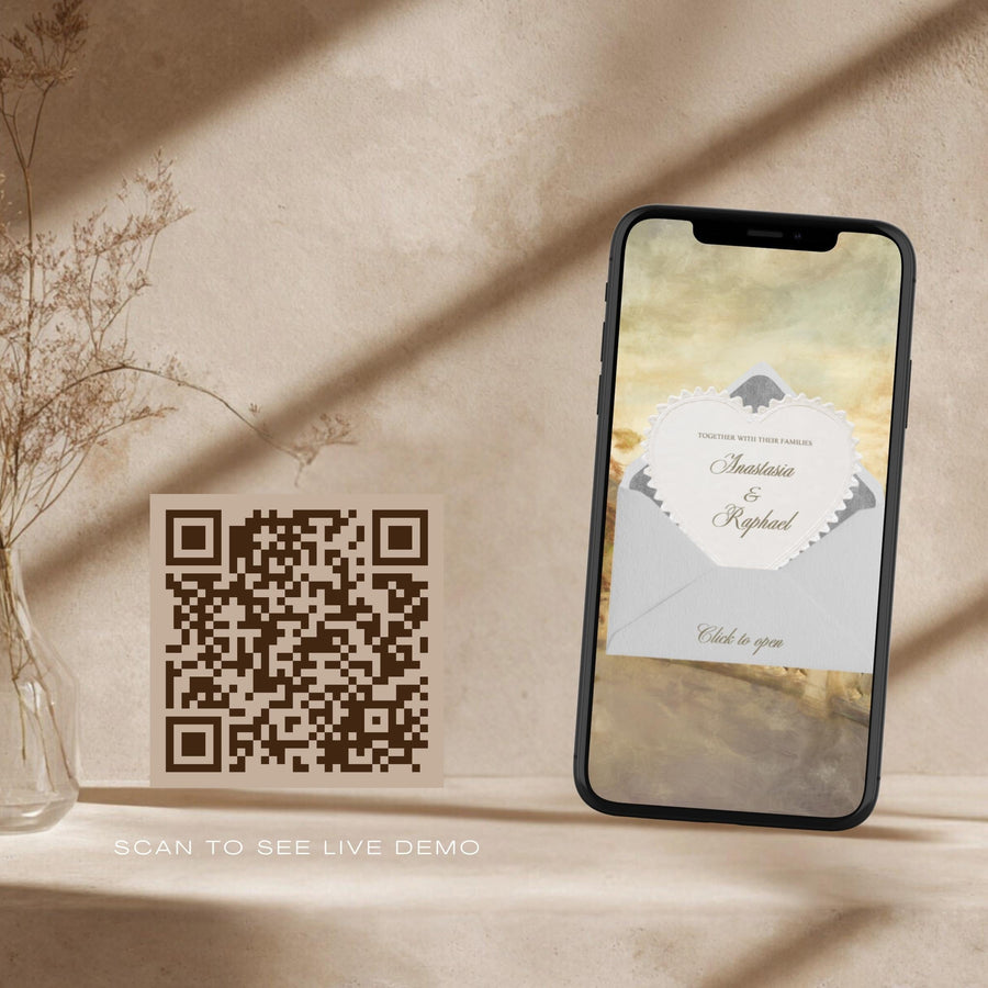 Painted Vows Wedding Website Template