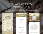 Painted Vows Wedding Website Template