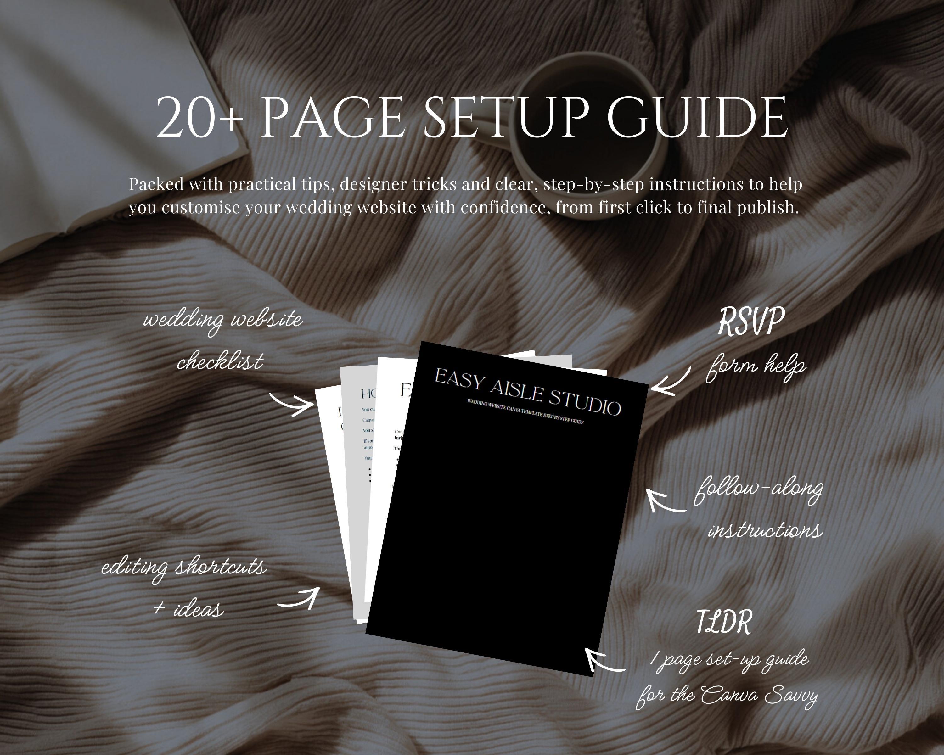 Painted Vows Wedding Website Template