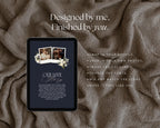 Navy & Ivory Wedding Website Template