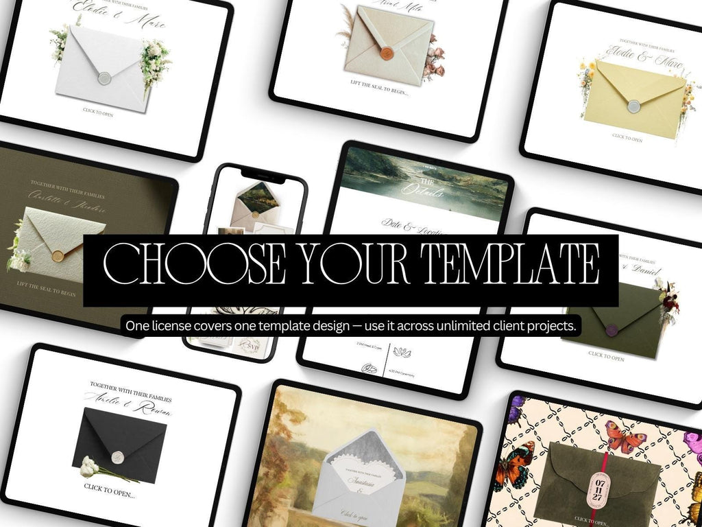 Commercial License — Wedding Website Templates