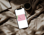 Matcha Strawberry Save the Date Website Template