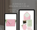 Strawberry Matcha Wedding Website Template