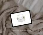 Ivory & Sage Save the Date Website Template