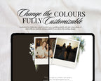 Dusty Blue French Toile Wedding Website Template preview 4