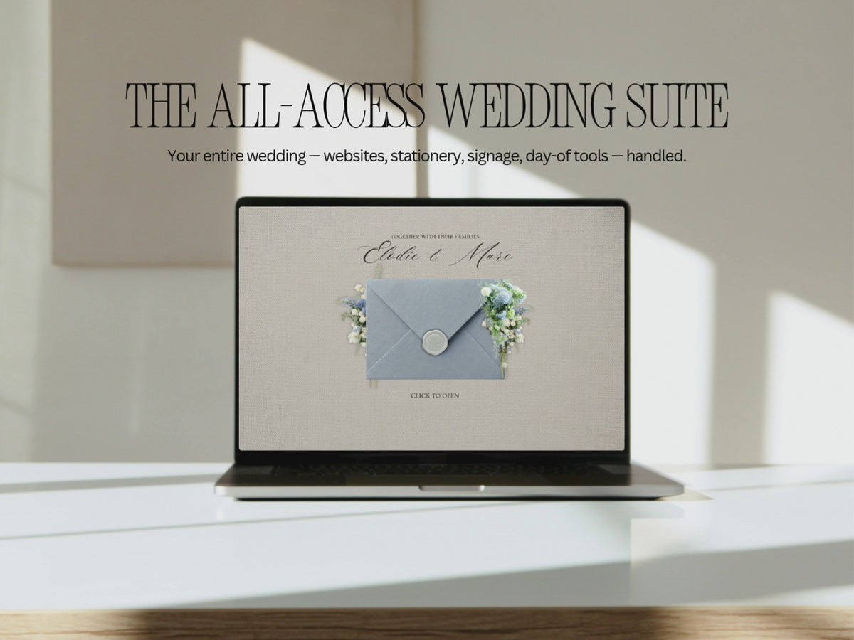 The All-Access Wedding Suite — everything included, in motion